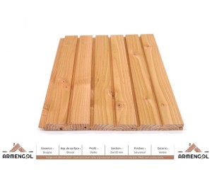 BARDAGE DOUGLAS BROSSÉ DIABLO SATURATEUR AMBRE - 26 mm x 135 mm 2