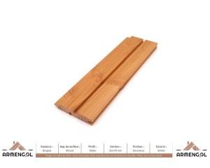 BARDAGE DOUGLAS BROSSÉ DIABLO SATURATEUR AMBRE - 26 mm x 135 mm