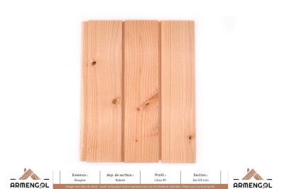 BARDAGE DOUGLAS RABOTÉ LIBRA 1 - 26 mm x 125 mm