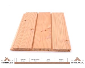 BARDAGE DOUGLAS RABOTÉ LIBRA 1 - 26 mm x 125 mm 2