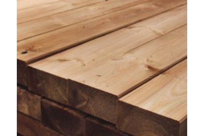 Bois d'Ossature Pin du Nord Rouge Autoclave 45 x 220 mm