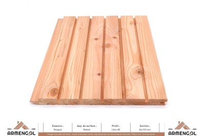 BARDAGE DOUGLAS RABOTÉ LIBRA 2 - 26 mm x 125 mm