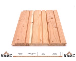 BARDAGE DOUGLAS RABOTÉ LIBRA 3 - 26 mm x 125 mm 2