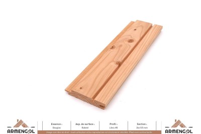 BARDAGE DOUGLAS RABOTÉ LIBRA 3 - 26 mm x 125 mm