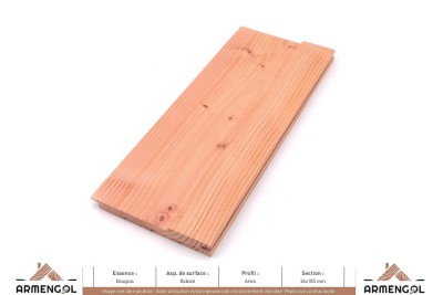 BARDAGE DOUGLAS RABOTÉ ARIES - 26 mm x 185 mm