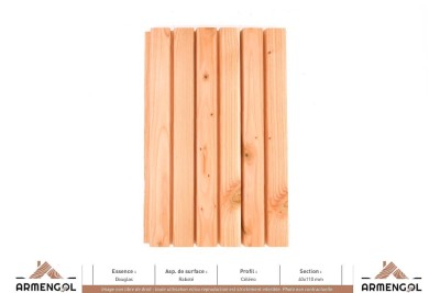 BARDAGE DOUGLAS RABOTÉ CÉLÉNO - 40 mm x 110 mm