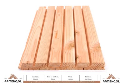 BARDAGE DOUGLAS RABOTÉ CÉLÉNO - 40 mm x 110 mm