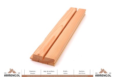 BARDAGE DOUGLAS RABOTÉ CÉLÉNO - 40 mm x 110 mm