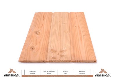 BARDAGE DOUGLAS RABOTÉ LUNÉA - 20 mm x 135 mm