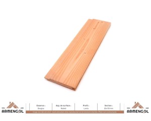 BARDAGE DOUGLAS RABOTÉ LUNÉA - 20 mm x 135 mm