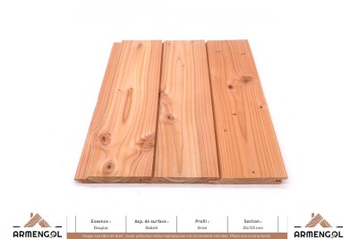 BARDAGE DOUGLAS RABOTÉ ORION - 20 mm x 125 mm