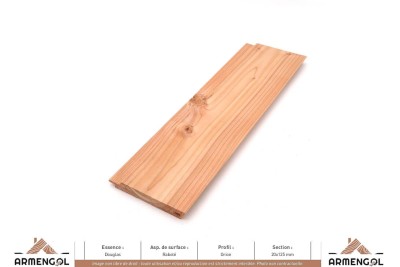 BARDAGE DOUGLAS RABOTÉ ORION - 20 mm x 125 mm