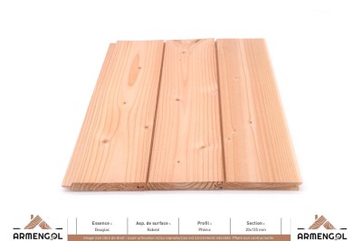 BARDAGE DOUGLAS RABOTÉ PHÉNIX - 26 mm x 135 mm