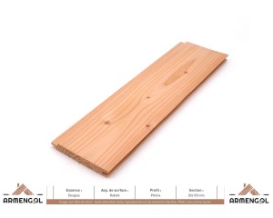 BARDAGE DOUGLAS RABOTÉ PHÉNIX - 26 mm x 135 mm