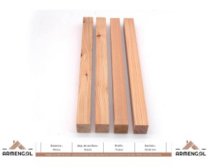 BARDAGE MÉLÈZE RABOTÉ THUBAN - 38 mm x 38 mm