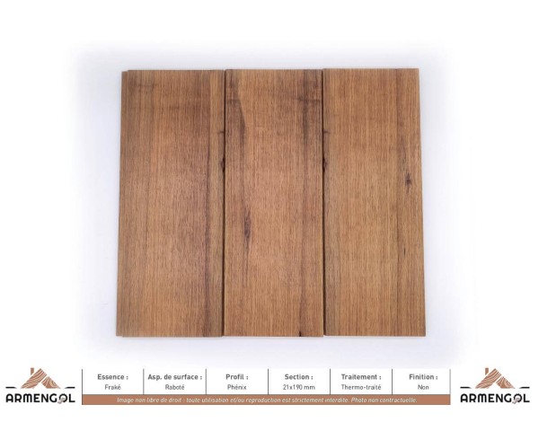 BARDAGE FRAKÉ RABOTÉ PHÉNIX THERMO-TRAITÉ - 21 mm x 190 mm