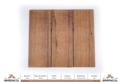 BARDAGE FRAKÉ RABOTÉ PHÉNIX THERMO-TRAITÉ - 21 mm x 190 mm