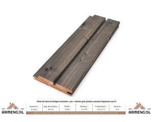 BARDAGE DOUGLAS BROSSÉ DIABLO CLASSE 3.2 GRIS - 26 mm x 135 mm