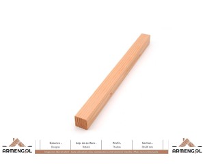 BARDAGE DOUGLAS RABOTÉ THUBAN - 38 mm x 38 mm 2