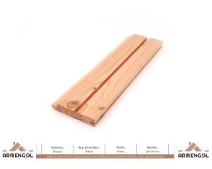 BARDAGE DOUGLAS RABOTÉ DIABLO - 26 mm x 135 mm