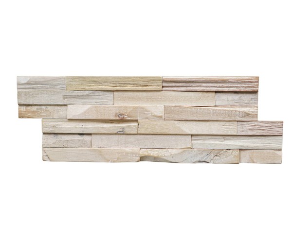 REVETEMENT MURAL MURMURE MERANTI HERMINE - 140 mm x 495 mm