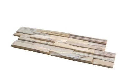 REVETEMENT MURAL MURMURE MERANTI HERMINE - 140 mm x 495 mm