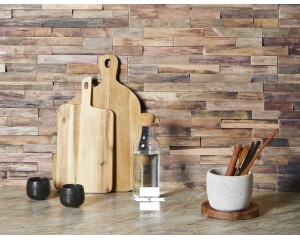 REVETEMENT MURAL MURMURE BANGKIRAI BOIS FLOTTE BFL758