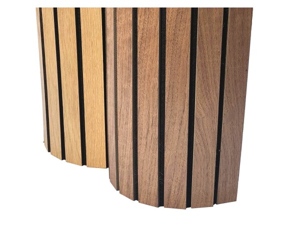 PANNEAU MURAL ACOUSTIQUE TASSOFLEX EFFET TASSEAU NOYER NATUREL TF130