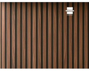 PANNEAU MURAL ACOUSTIQUE TASSOFLEX EFFET TASSEAU NOYER NATUREL TF130 2