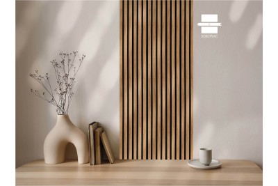 PANNEAU MURAL ACOUSTIQUE PANELIO COLETTE CHENE MIEL BLACK PA5598 PANNEAU MURAL ACOUSTIQUE PANELIO COLETTE CHENE MIEL BLACK PA5598