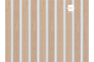 PANNEAU MURAL EFFET TASSEAU PANELIO MARTEL OAK NATURAL WHITE