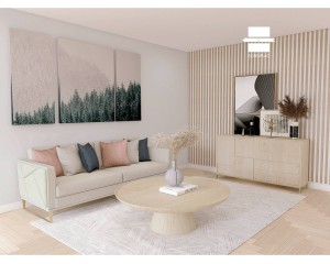 PANNEAU MURAL EFFET TASSEAU PANELIO MARTEL OAK NATURAL WHITE