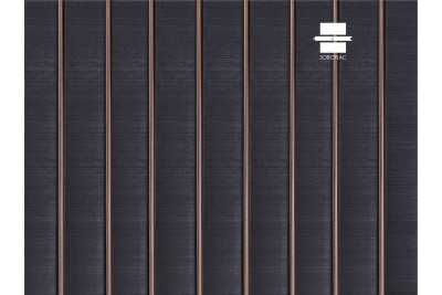 PANNEAU MURAL EFFET TEXTILE PANELIO VERNE GRAPHITE