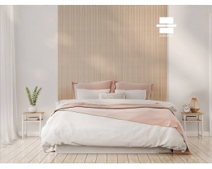 PANNEAU MURAL EFFET TEXTILE PANELIO VERNE BEIGE PA5378