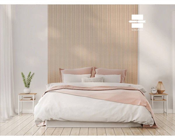 PANNEAU MURAL EFFET TEXTILE PANELIO VERNE BEIGE PA5378