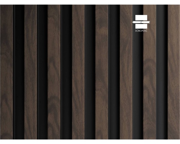 PANNEAU MURAL EFFET TASSEAU PANELIO HUGO WALNUT PA4880