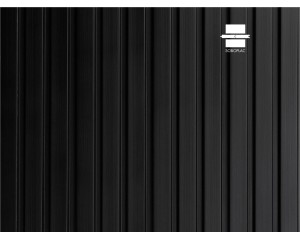 PANNEAU MURAL EFFET TASSEAU PANELIO DARU BLACK PA4876 2