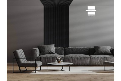 PANNEAU MURAL EFFET TASSEAU PANELIO DARU BLACK PA4876