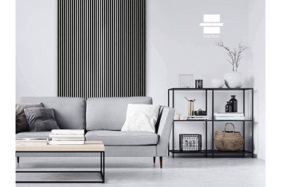 PANNEAU MURAL EFFET TASSEAU PANELIO DUVAL SILVER PA4871