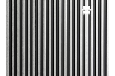 PANNEAU MURAL EFFET TASSEAU PANELIO DUVAL SILVER PA4871