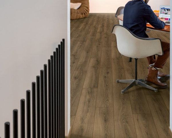 Chêne marron ardent  - 1200 mm x 190 mm - Ep. 8mm