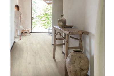 Chêne vieilli patiné blanc - 1200 mm x 190 mm - Ep. 8mm