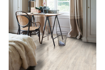 Chêne vieilli patiné blanc - 1200 mm x 190 mm - Ep. 8mm