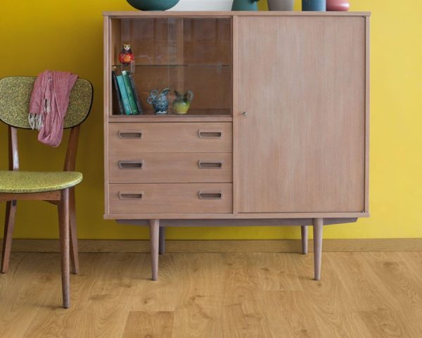 Chêne blanc clair -  1380  mm x  156 mm - Ep. 8mm