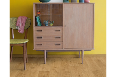 Chêne blanc clair -  1380  mm x  156 mm - Ep. 8mm