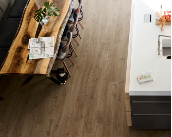 Chêne newcastle marron -  1380  mm x  156 mm - Ep. 8mm