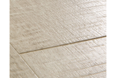 Chêne aspect raboté beige - 1380  mm x  190 mm - Ep. 8mm