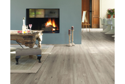 Chêne aspect vieilli gris brun - 1380  mm x  190 mm - Ep. 8mm