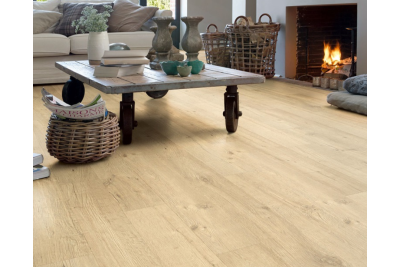 Chêne sablé naturel - 1380  mm x  190 mm - Ep. 8mm