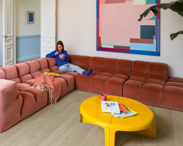 Chêne tendre moyen- 1380  mm x  190 mm - Ep. 8mm